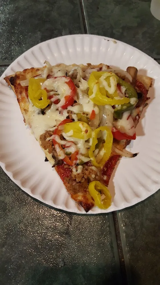 Pizza w Banana Peppers